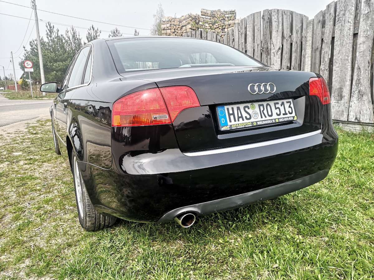 Audi A4 B7 1.6MPI Benzyna ! Sedan ! Czarne ! Sprowadzone z Niemiec !