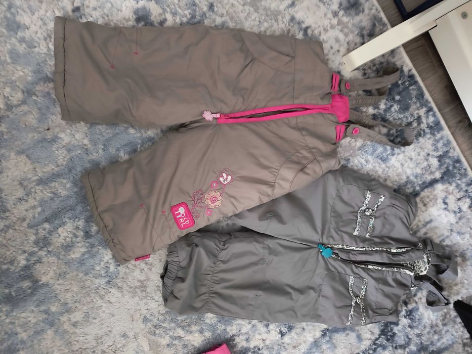 Spodnie zimowe narciarskie Coccodrillo zestaw 2 pary 86