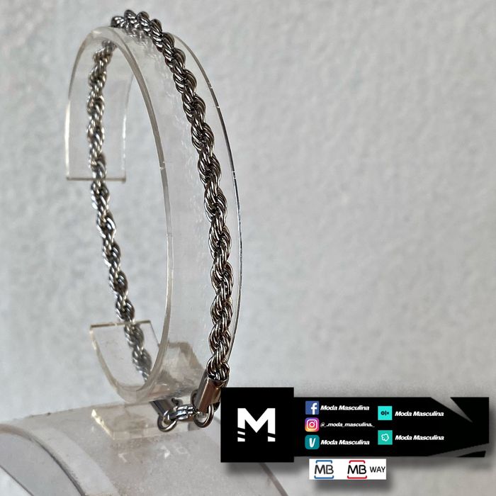 Pulseira em aço