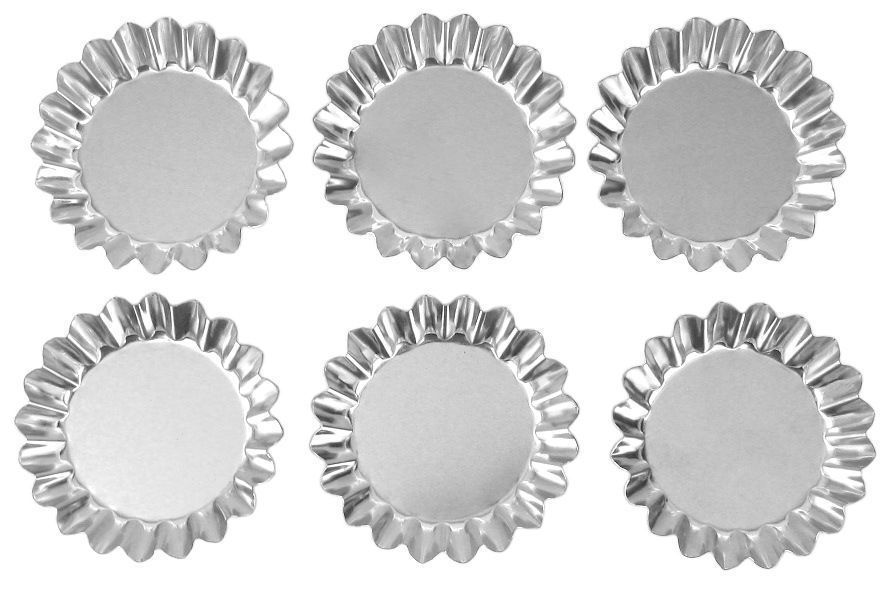 Foremki Na Babeczki Muffinki 6 Szt 90 Mm Metalowe
