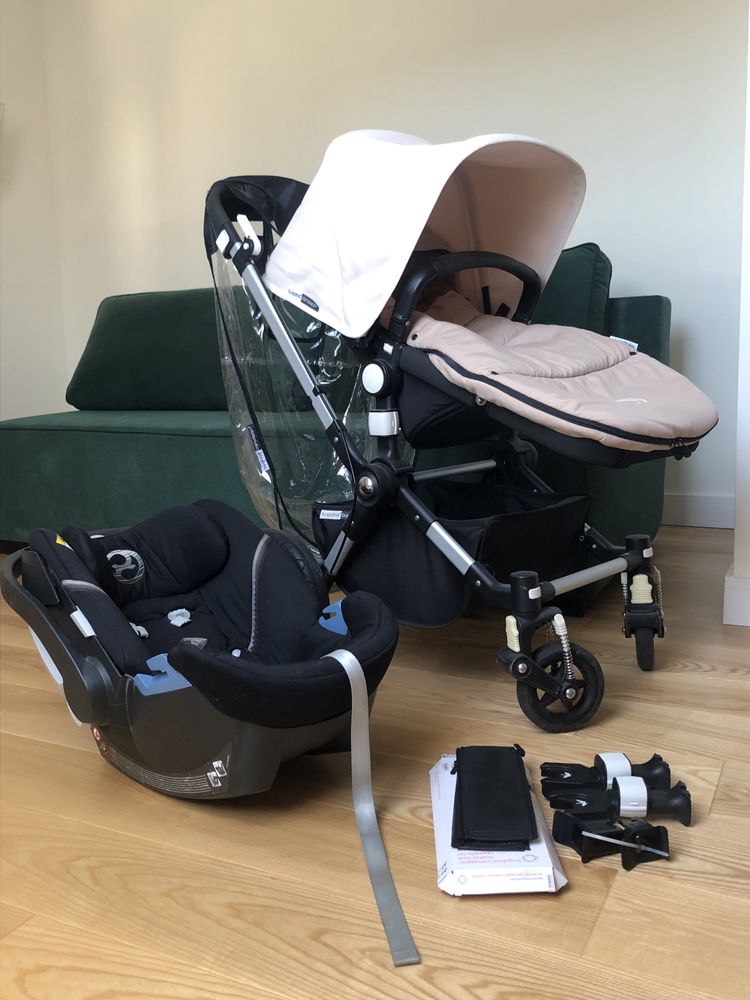 Wózek dziecięcy bagaboo cameleon 3 plus, akcesoria,