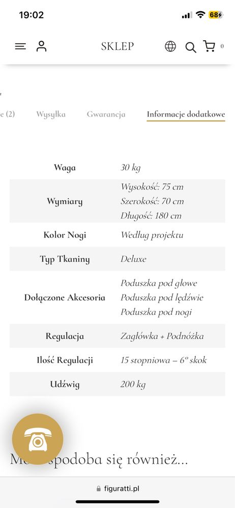 Łóżko kosmetyczne Figuratti