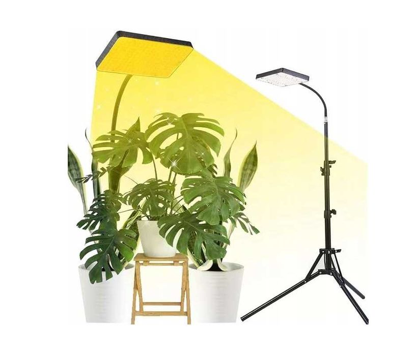 Lampa LED do roślin doniczkowych ze stojakiem 25 W 2000 lumenów