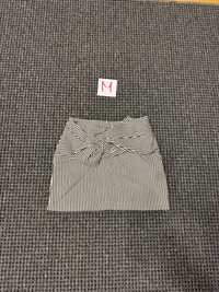 Spodnica spodniczka mini pull&bear bialo czarna w paski M