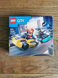 LEGO City Gokarty i kierowcy wyścigowi 60400 NOWE