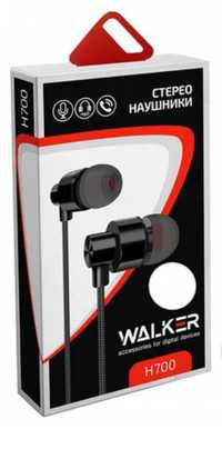 MP 3 навушники Walker H700 (чорні)