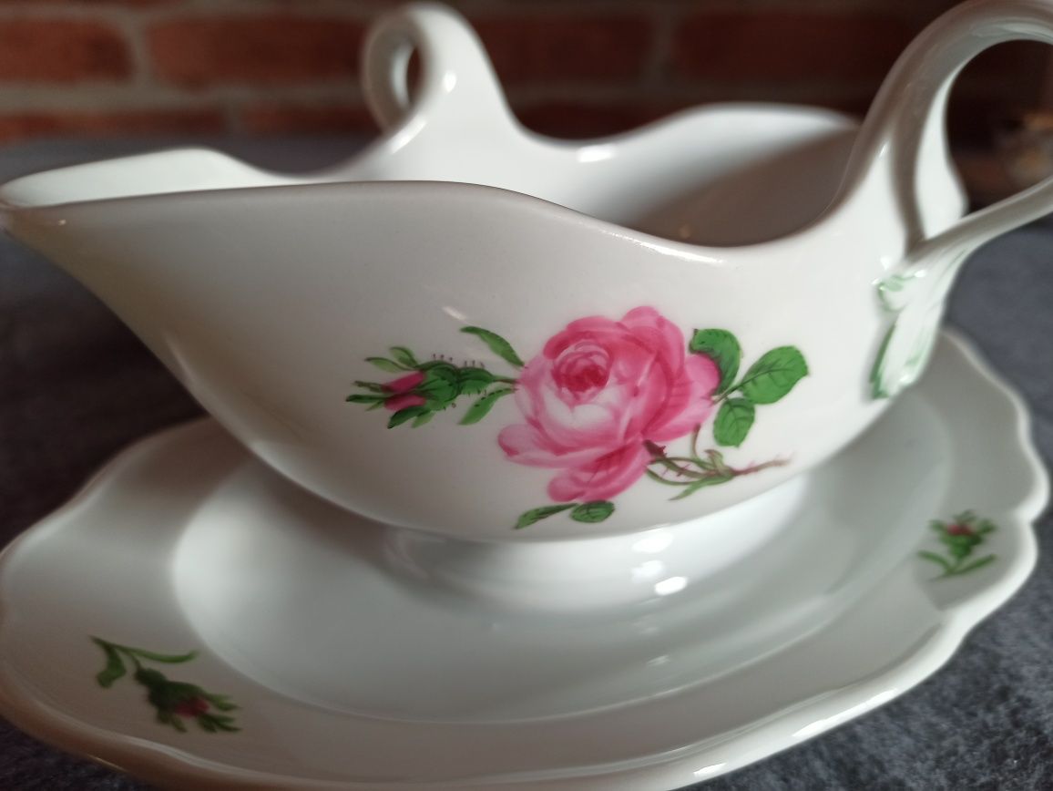 Porcelana MEISSEN Sosjera Królewska Manufaktura Porcelany RÓŻE Miśnia