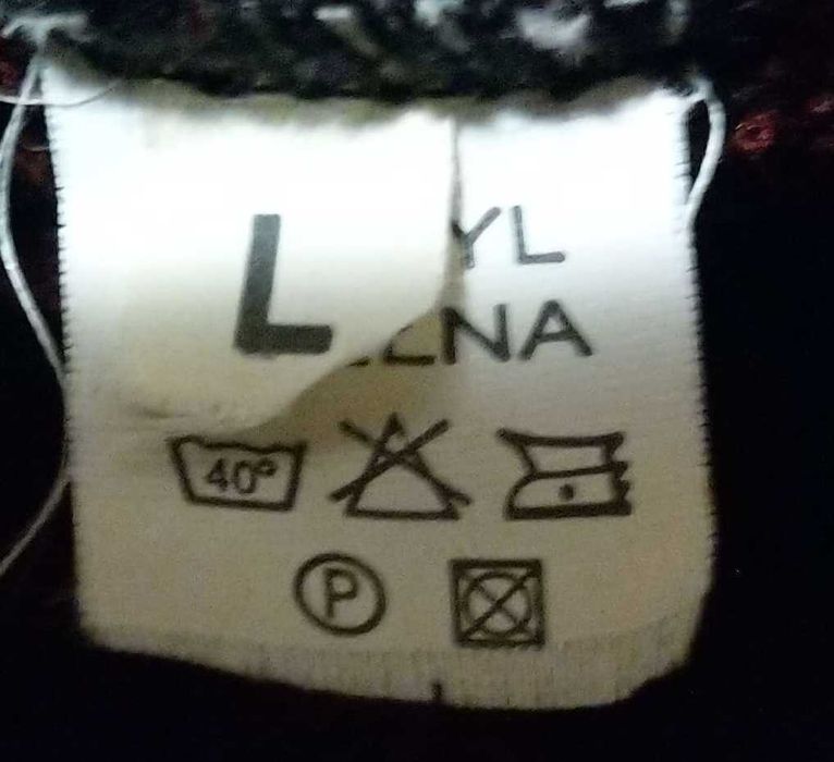 Sweter narzuta ciemny bordowy Bek&R M L XL 38 40 42 wysyłka