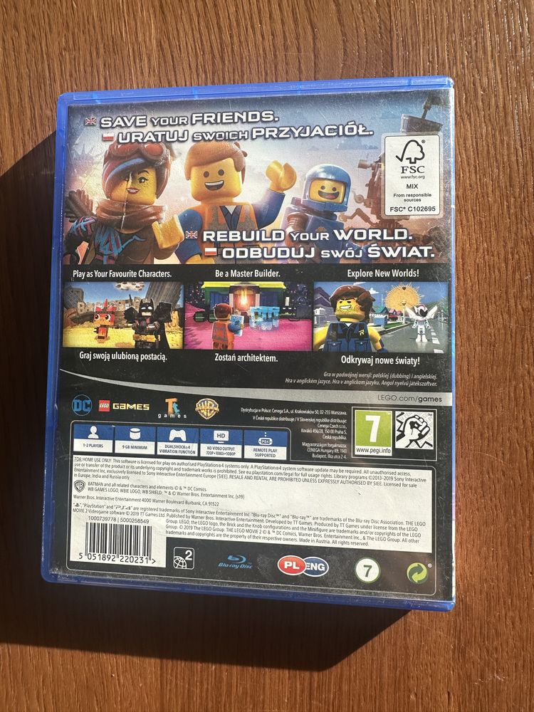 Gra na playstation 4 lego movie videogame