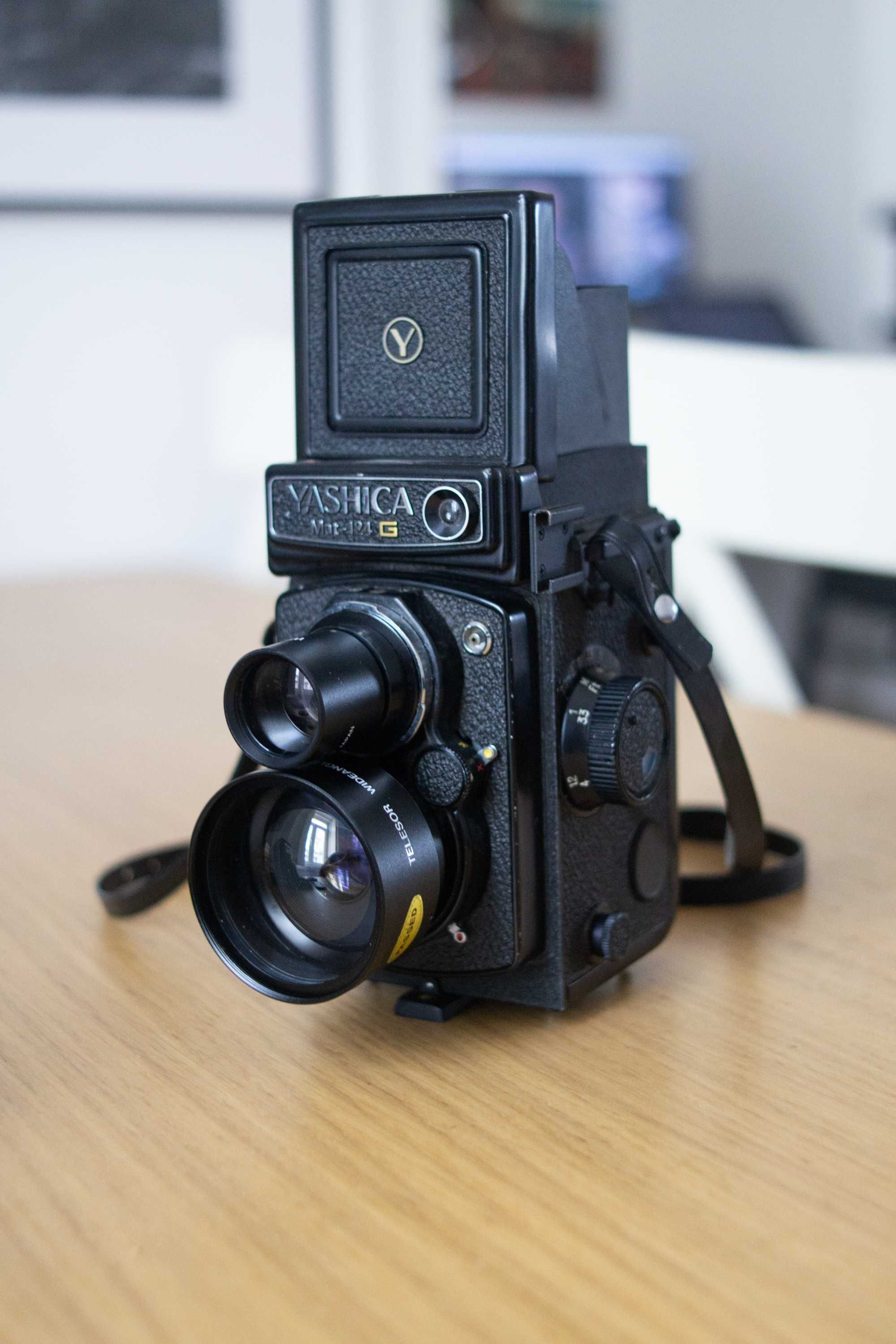 Yashica Mat-124G com caixa e acessórios - Câmera de médio formato