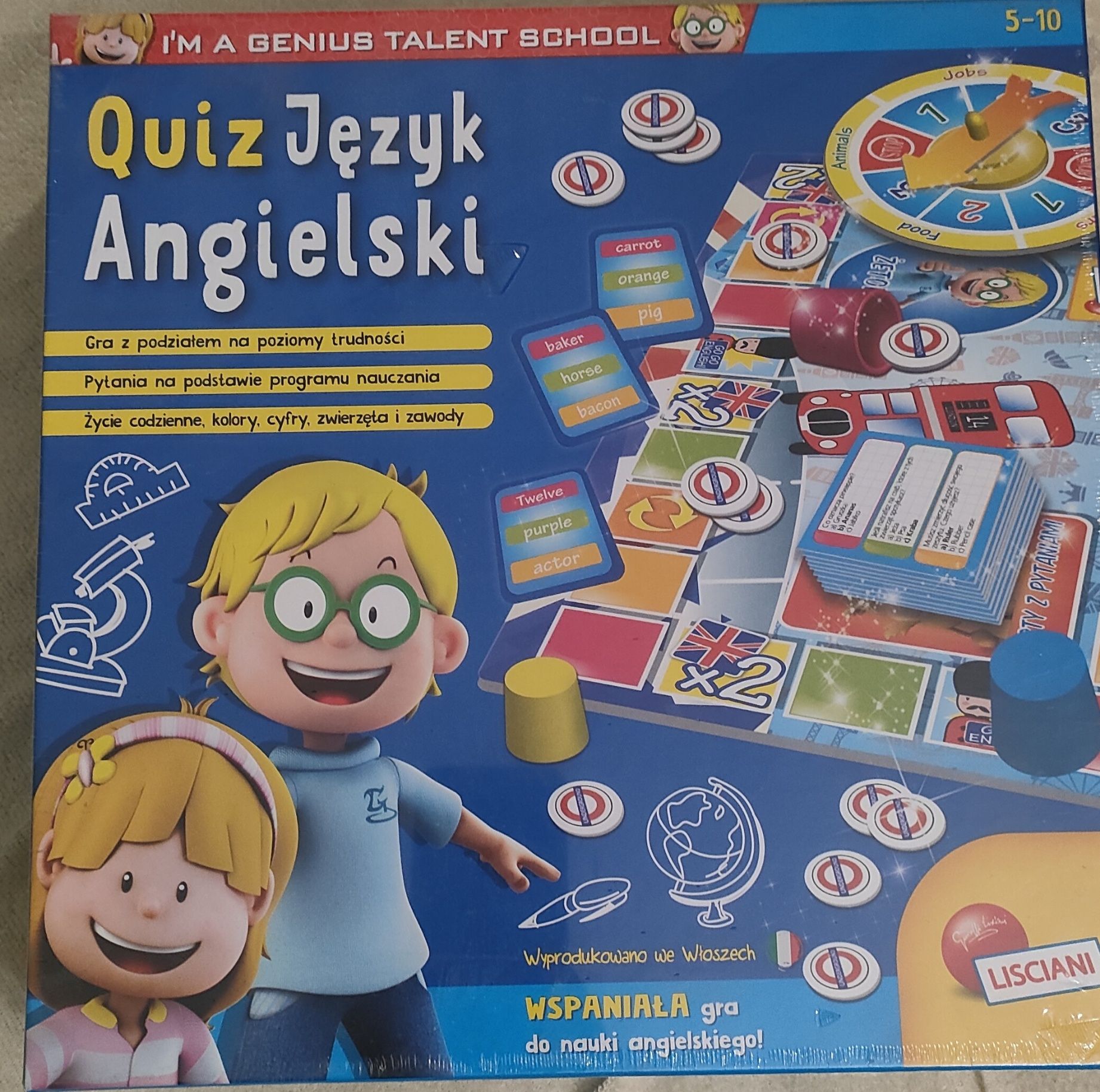 Gra Quiz z języka angielskiego