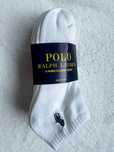 Białe Stopki 6 Par Polo Ralph Lauren One Size 39-44
