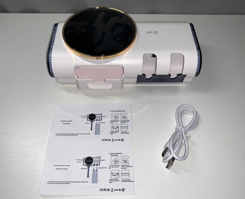 Стерелизатор UV для Зубных Щёток и Бритвенного станка Настенный Цифров