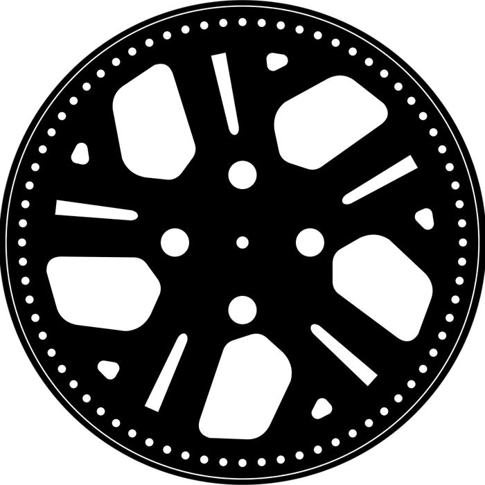 Zestaw Podkładek pod kubek 4 sztuki dla Mechaniki okrągła alufelga