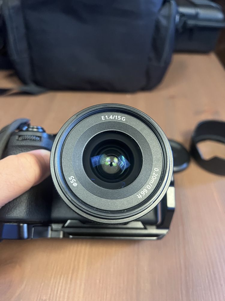 Lente Sony E 15mm f/1.4G (SEL15F14G) COMO NOVA + Filtro ND Variável