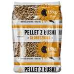 Pelet EKOGROSZEK Pellet Bio Słonecznikowy 8mm z łuski słonecznika