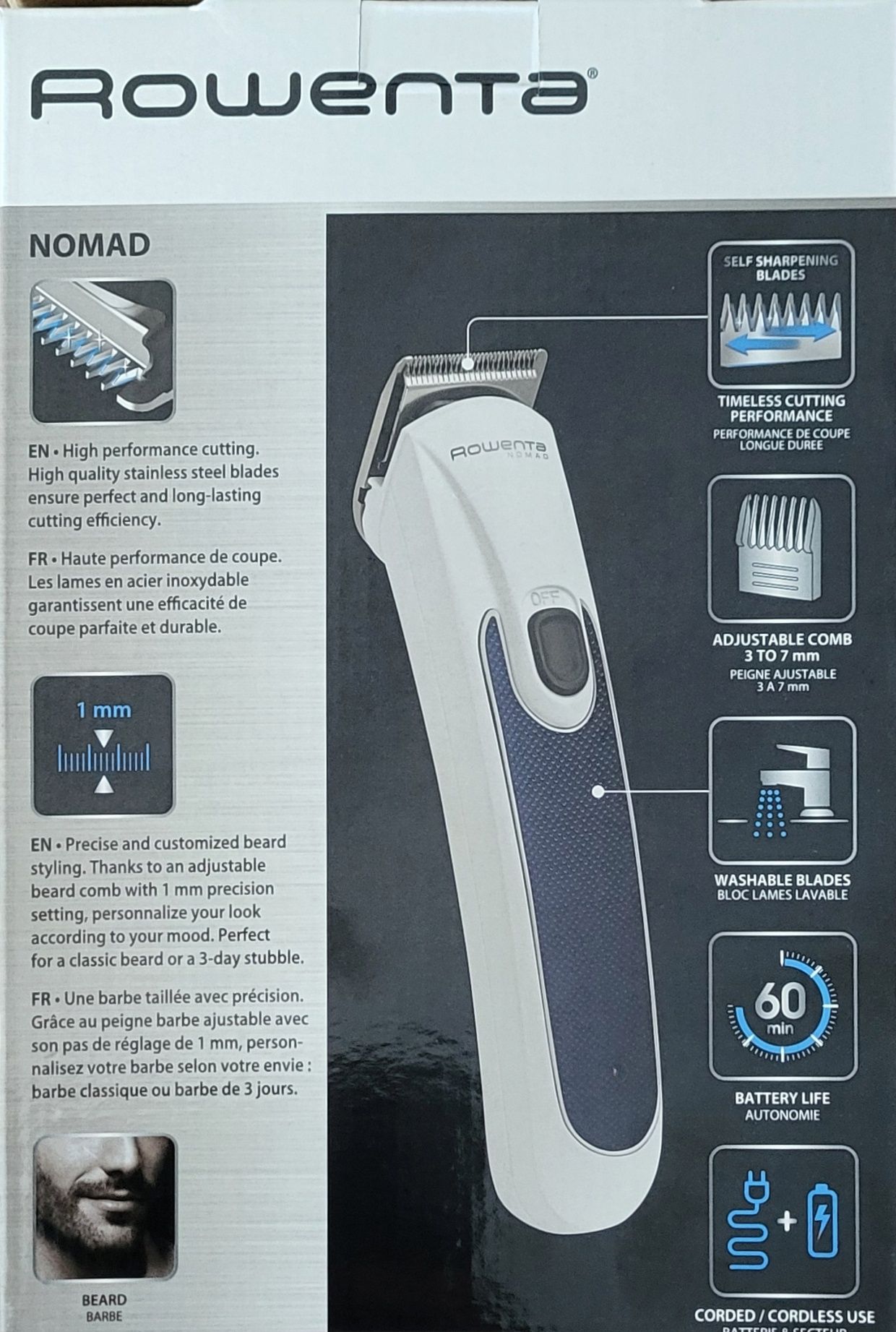 Maszynka do golenia trymer ROWENTA TN2305 NOMAD