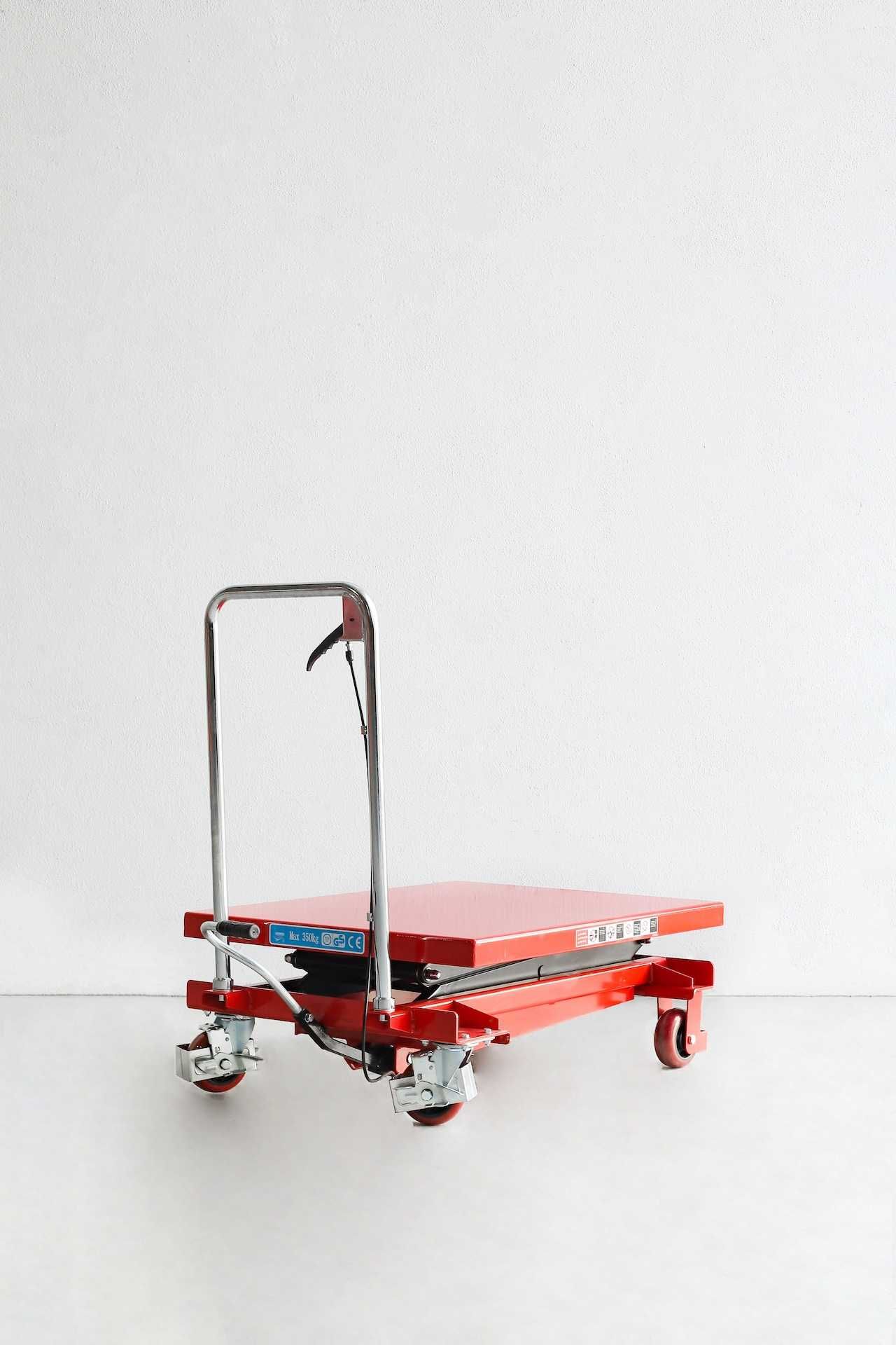 Mesa elevatória manual - 350 kg / 1.58 m de elevação (IVA INCLUIDO)