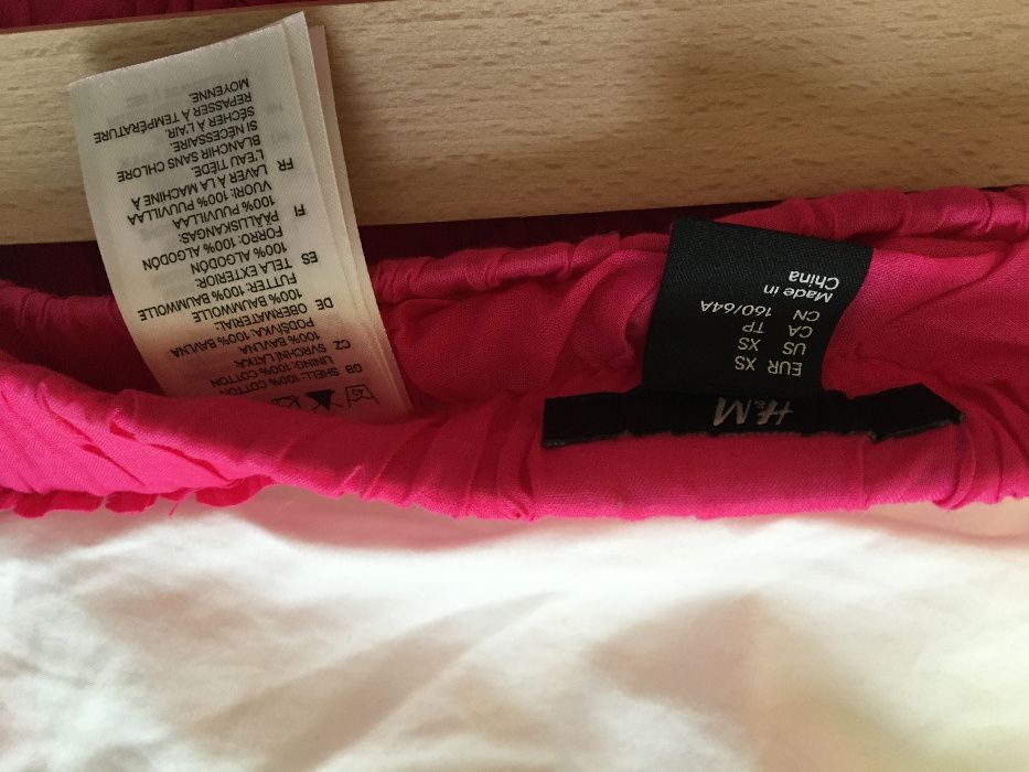 Różowa spódniczka H&M rozmiar XS