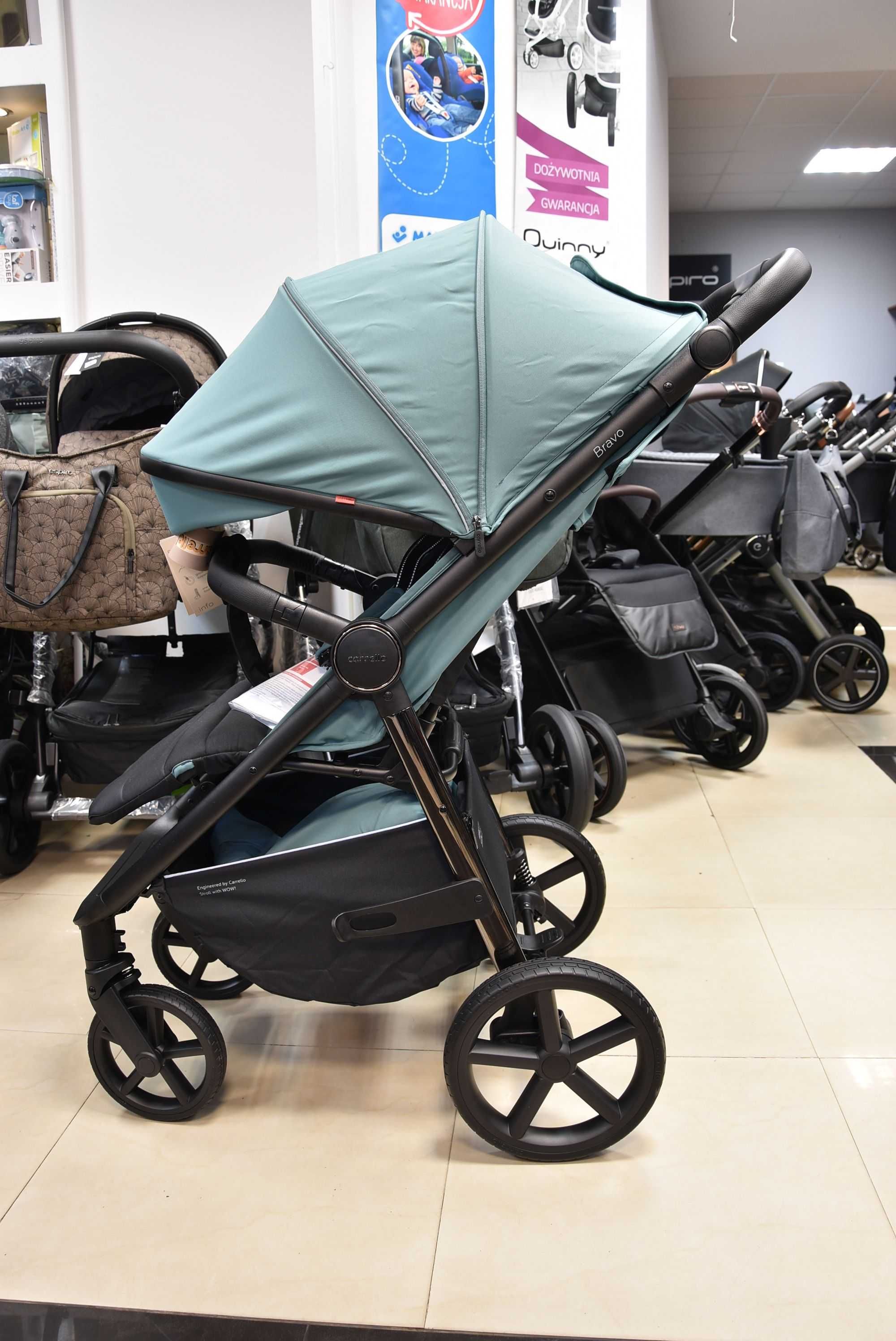 NOWY WÓZEK Carrello Bravo Plus 2023 - OD RĘKI, 3 KOLORY!