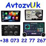 Магнитола Android 14 CarPlay GPS USB монитор Дисплей 2 дин мультимедия