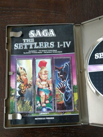 Saga the Settlers l - lV Gold Edition Osadnicy gra komputerowa PC