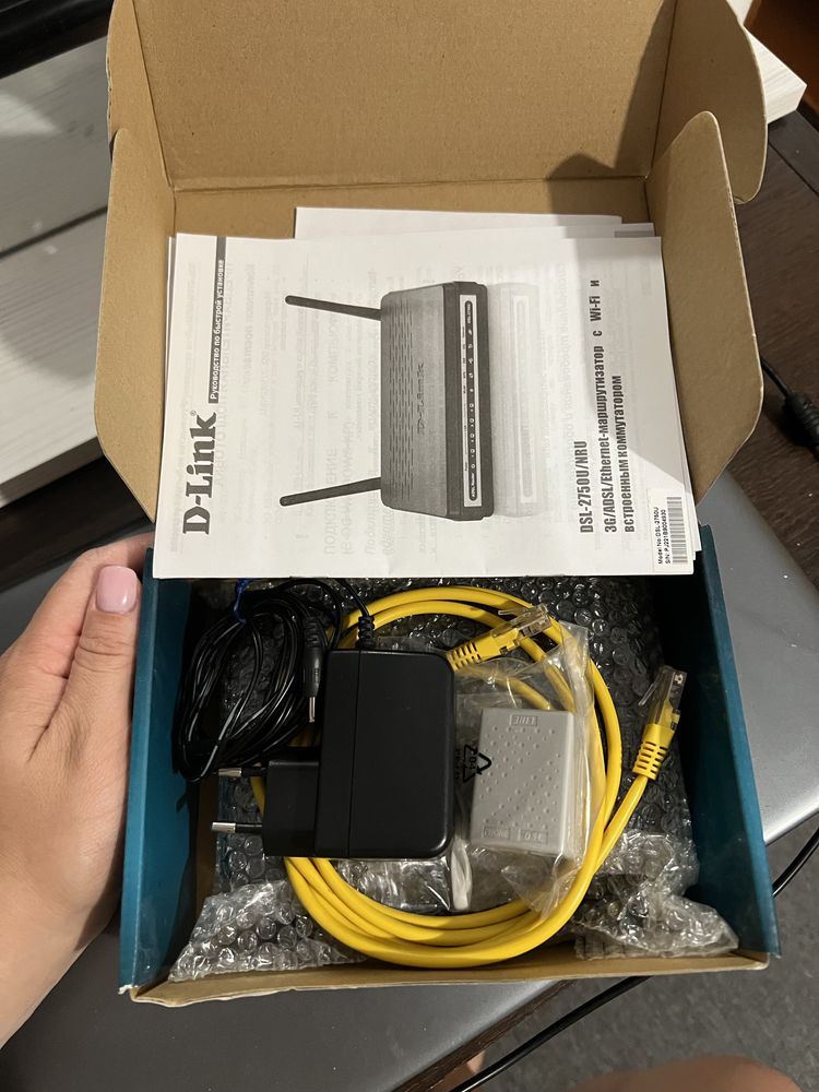 маршрутизатор d-link dsl 2750u