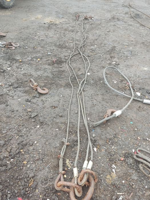 Liny dźwigowe stalowe Haki Bardzo grube mocne Okazja