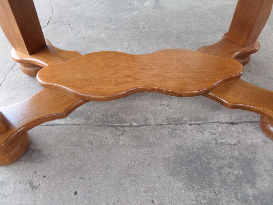 piękna rozkładana duża dębowa ława PYKA  stan bdb wysyłka dowóz