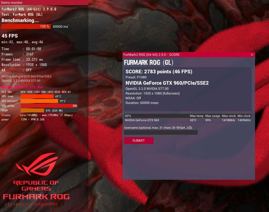 Відеокарта ASUS geForce 960 DC