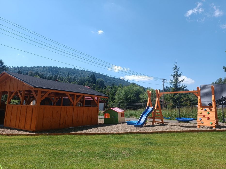 Domek w górach Dom Ferie Nocleg Jacuzzi Balia Sól Zwardoń Beskidy Prom