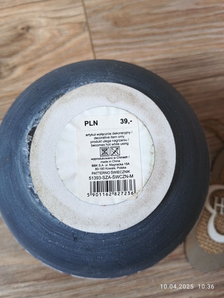 Wazon świecznik dyfuzor dekoracje boho