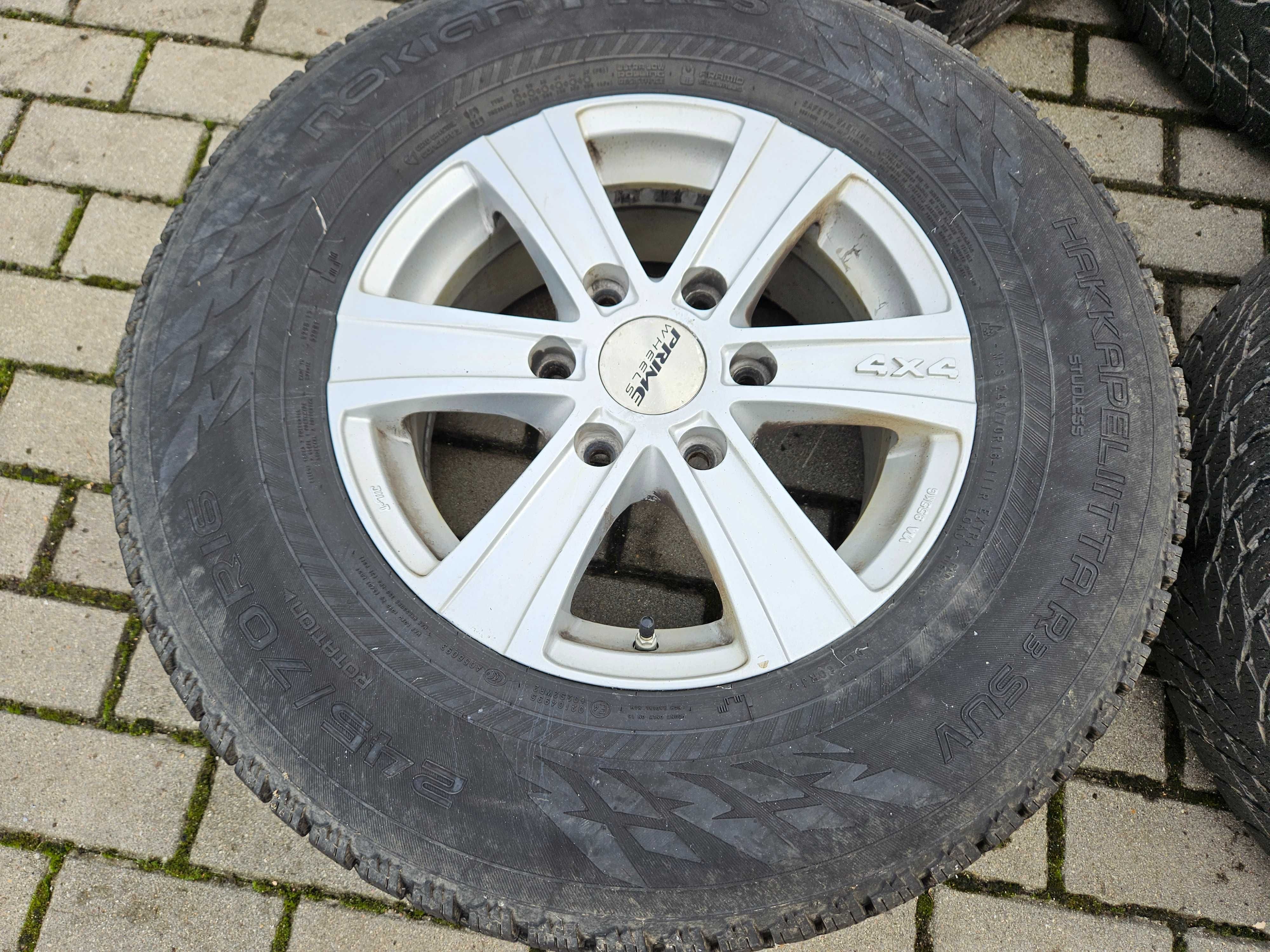 Koła felgi opony zimowe 245/70/16 R16 6x120 Ford Ranger  K11