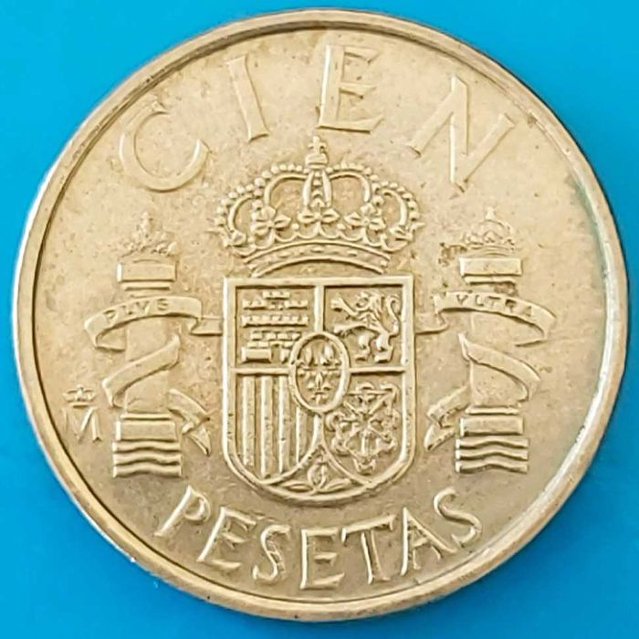 100 Pesetas de 1983, Rei Juan Carlos l, Espanha