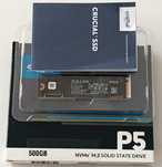 Dysk M.2 SSD Crucial P5 500GB, gwarancja producenta