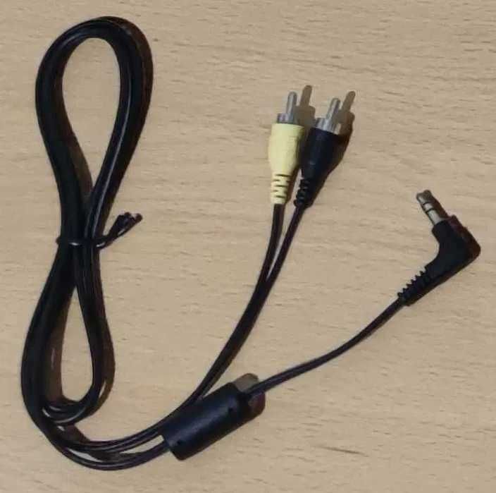 Cabo adaptador de áudio/video para conectores RCA