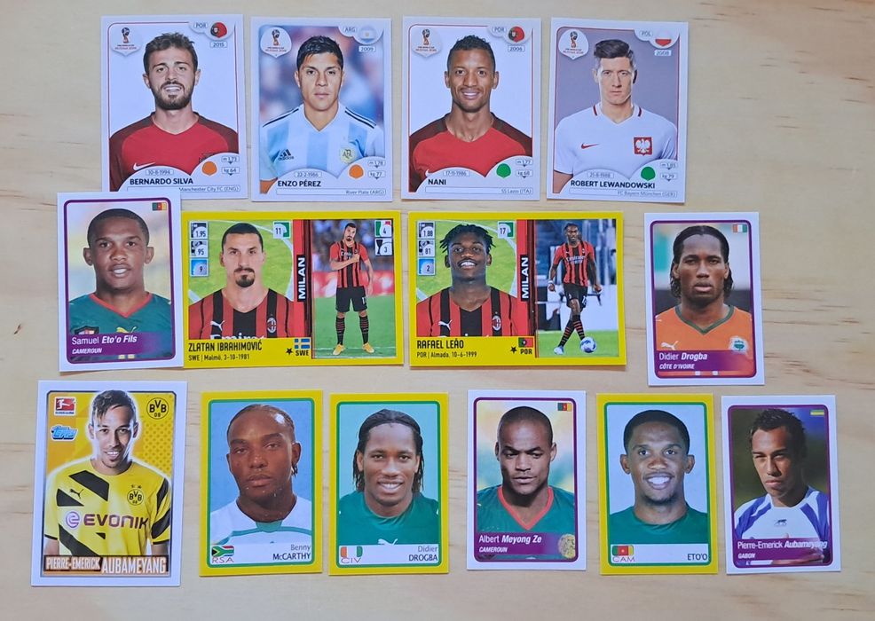 Lote de cromos Futebol da Panini