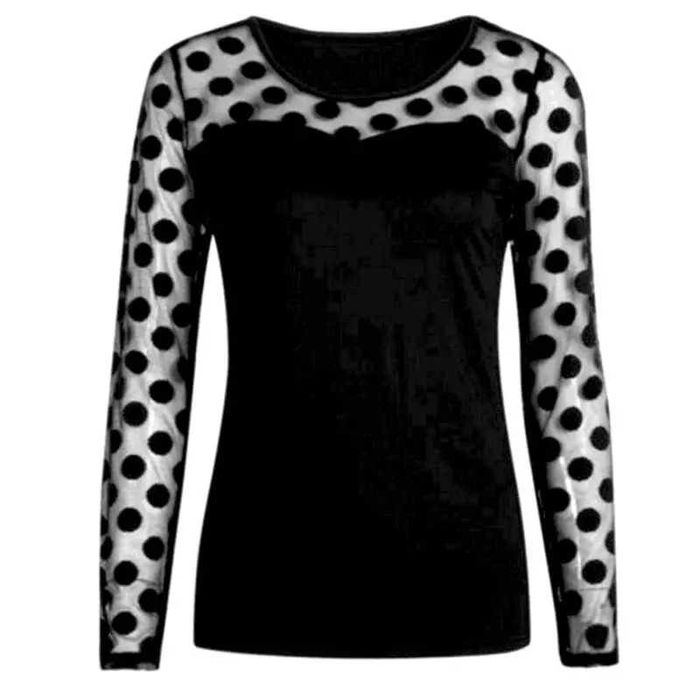 Top preto "ponto cheio" - novo!