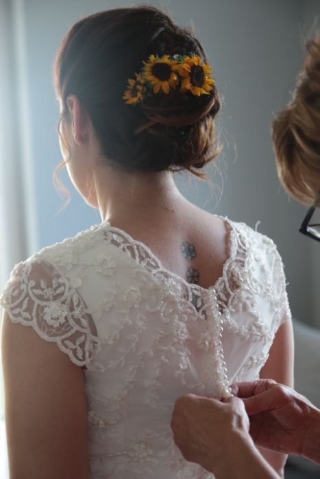 Suknia ślubna styl rustykalny - stan idealny!