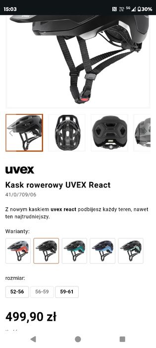 Zestaw UVEX nowy kask rowerowy+okulary (cena w sklepie prawie 900 zł)