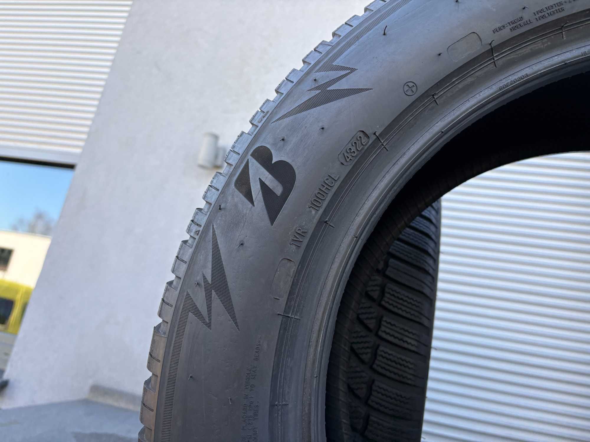 2szt zimowe 235/55R19 Bridgestone 7,4-6,8mm 2022r z118 Gwarancja