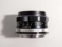 Minolta MC Rokkor PF 55mm f/1.7 convertida para Canon