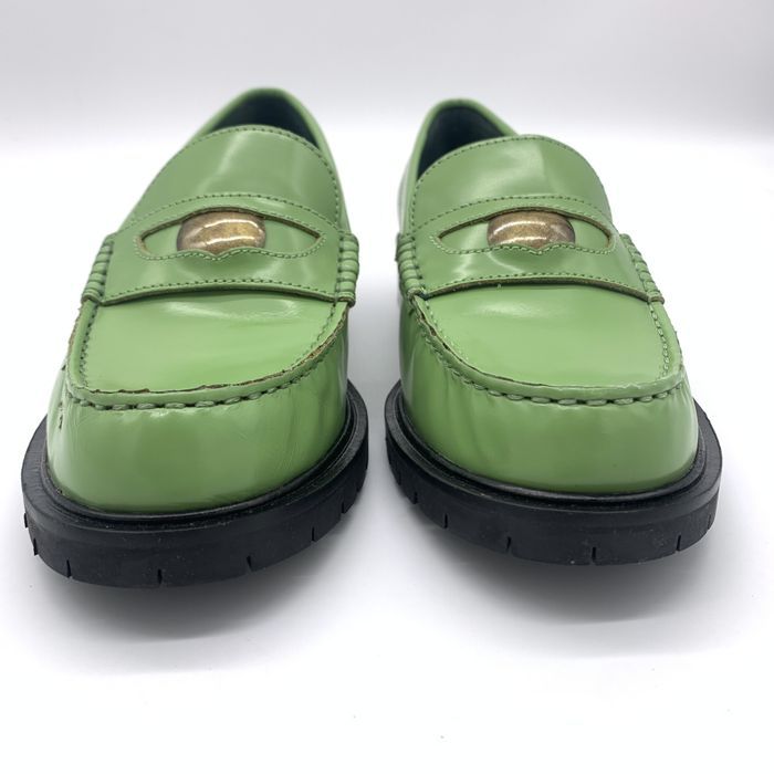 Buty damskie półbuty skórzane zielone Free People rozmiar 38