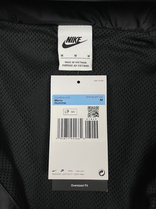 Куртка Nike Windrunner Anorak (XL) оригінал чорна вітровка DQ4910-010