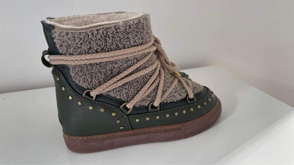 Inuikii sniegowce khaki cwieki wedge