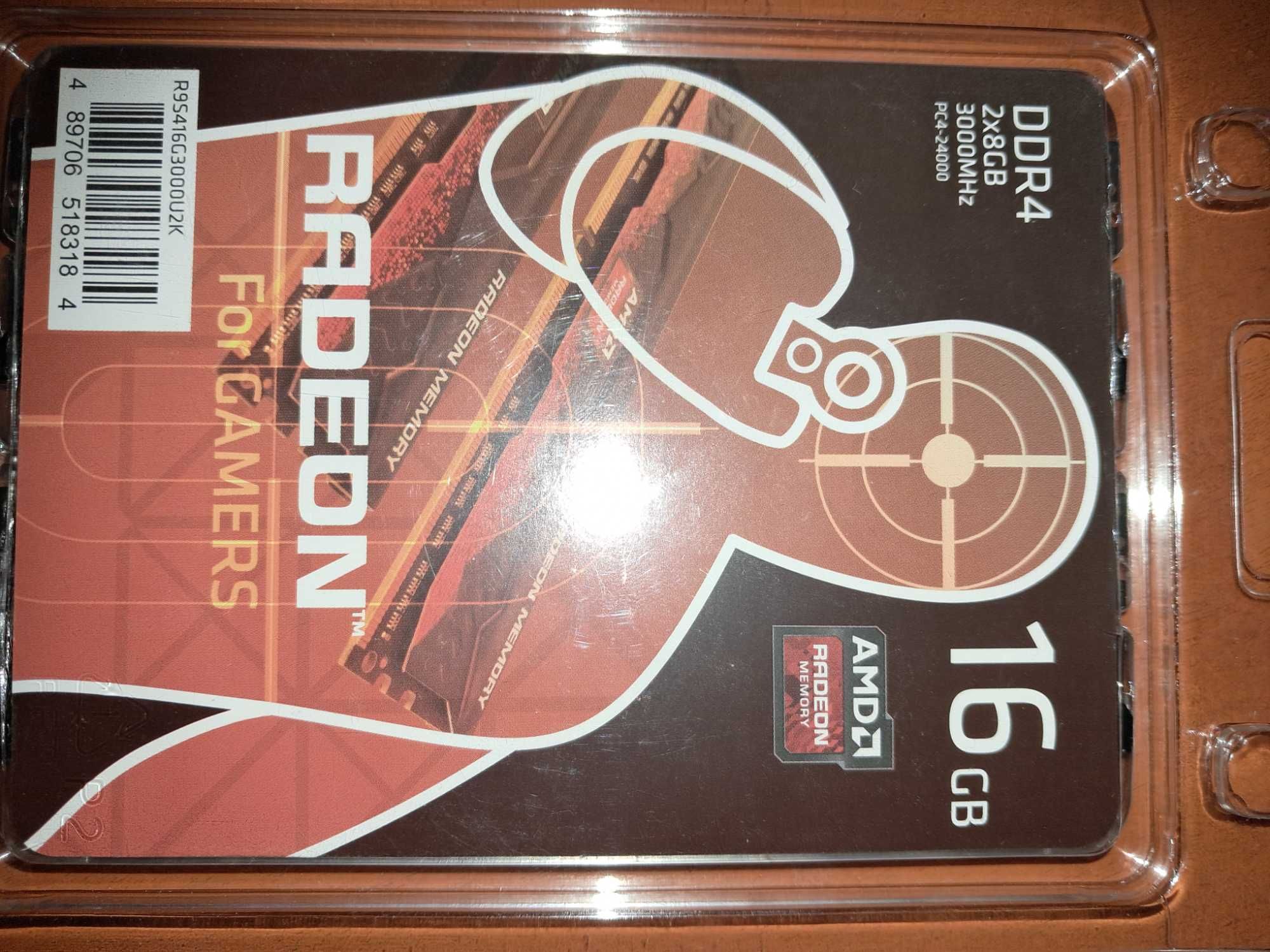 ОЗУ модуль памяті 2х8=16Gb DDR4 такт.частота 3000MHz тайм.16-18-18-36