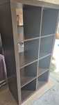 Ikea regał Kallax 2x4 kolor orzech/ ciemny brąz