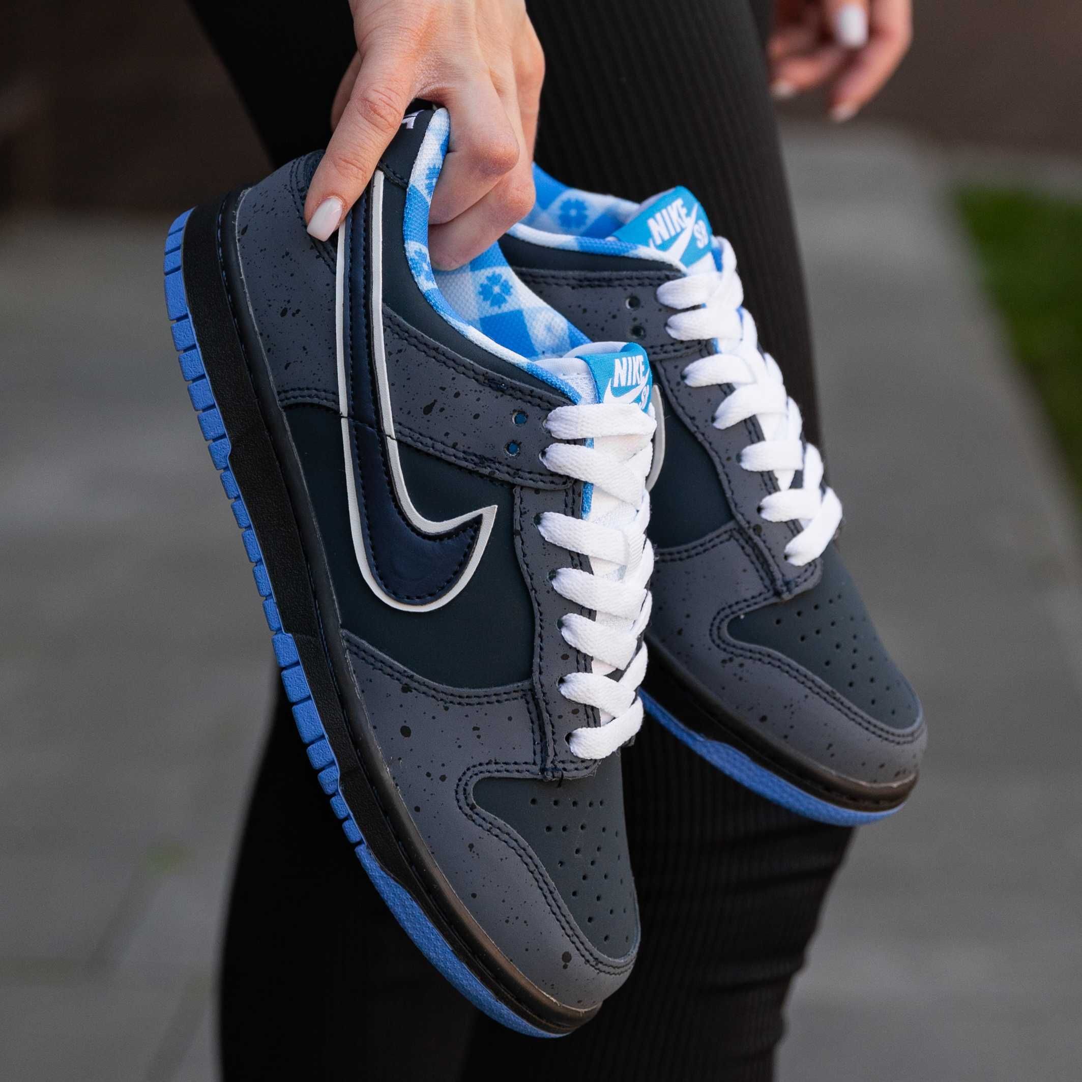 Кроссовки женские Nike SB Dunk Low Concepts Blue Lobster Найк синие