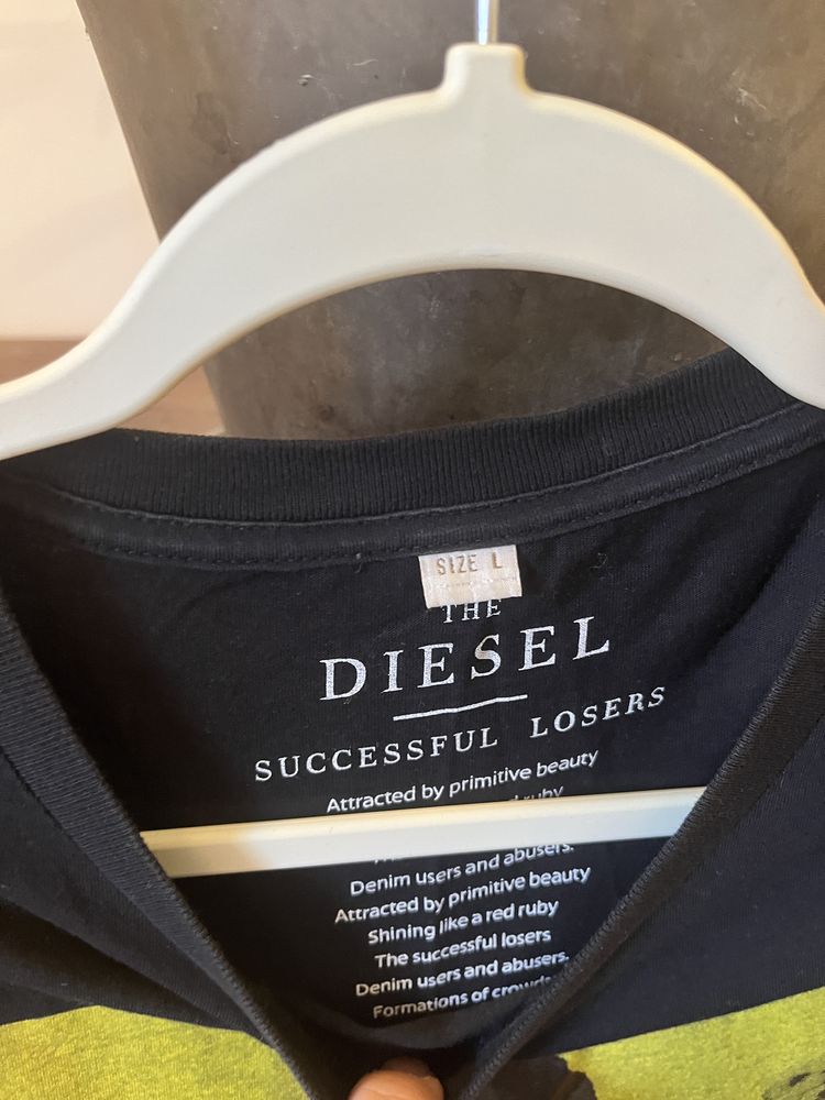 Diesel tshirt L czarna koszulka