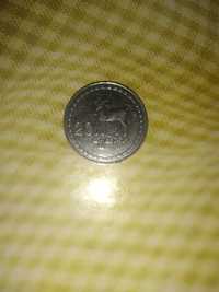 монеты 20 тетри 1993 года Грузия